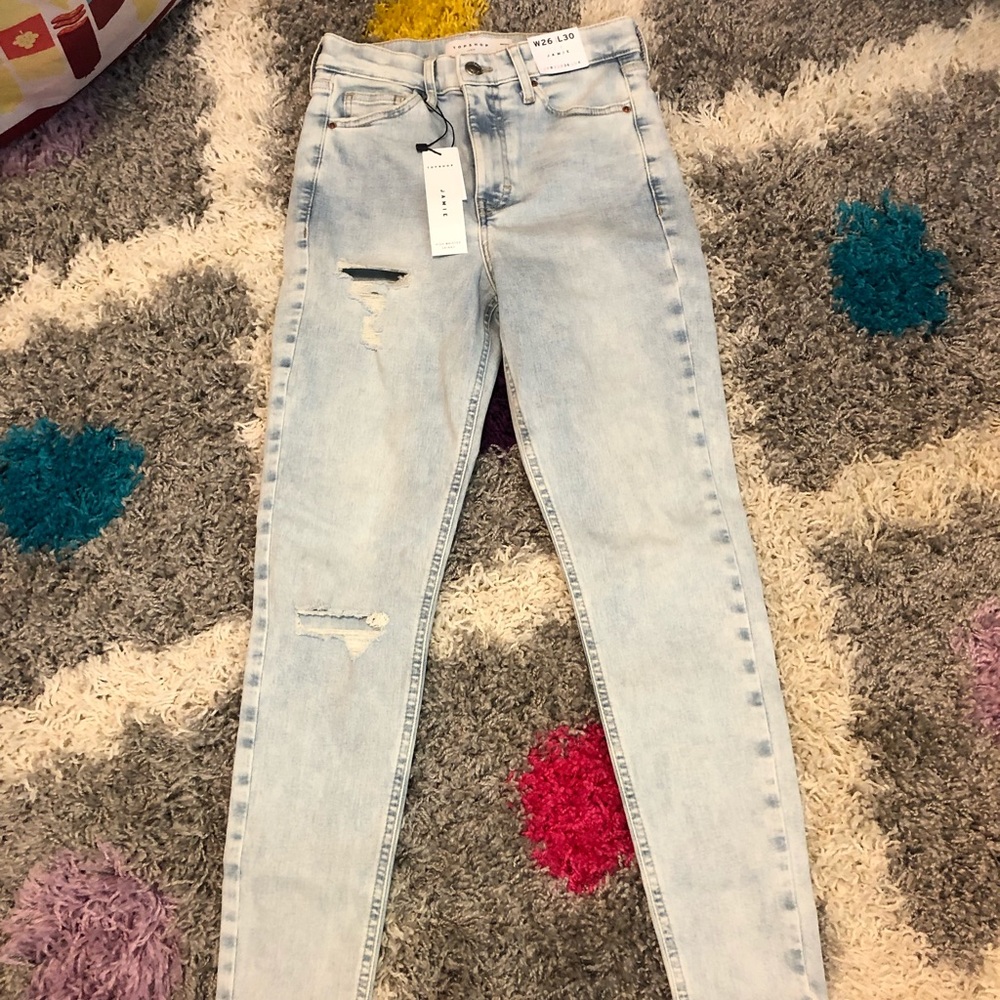 Top shop Jamie distressed jeans